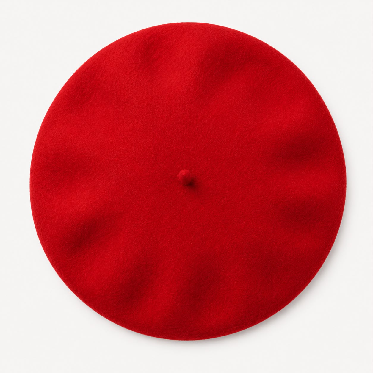 Béret Laine Femme Rouge