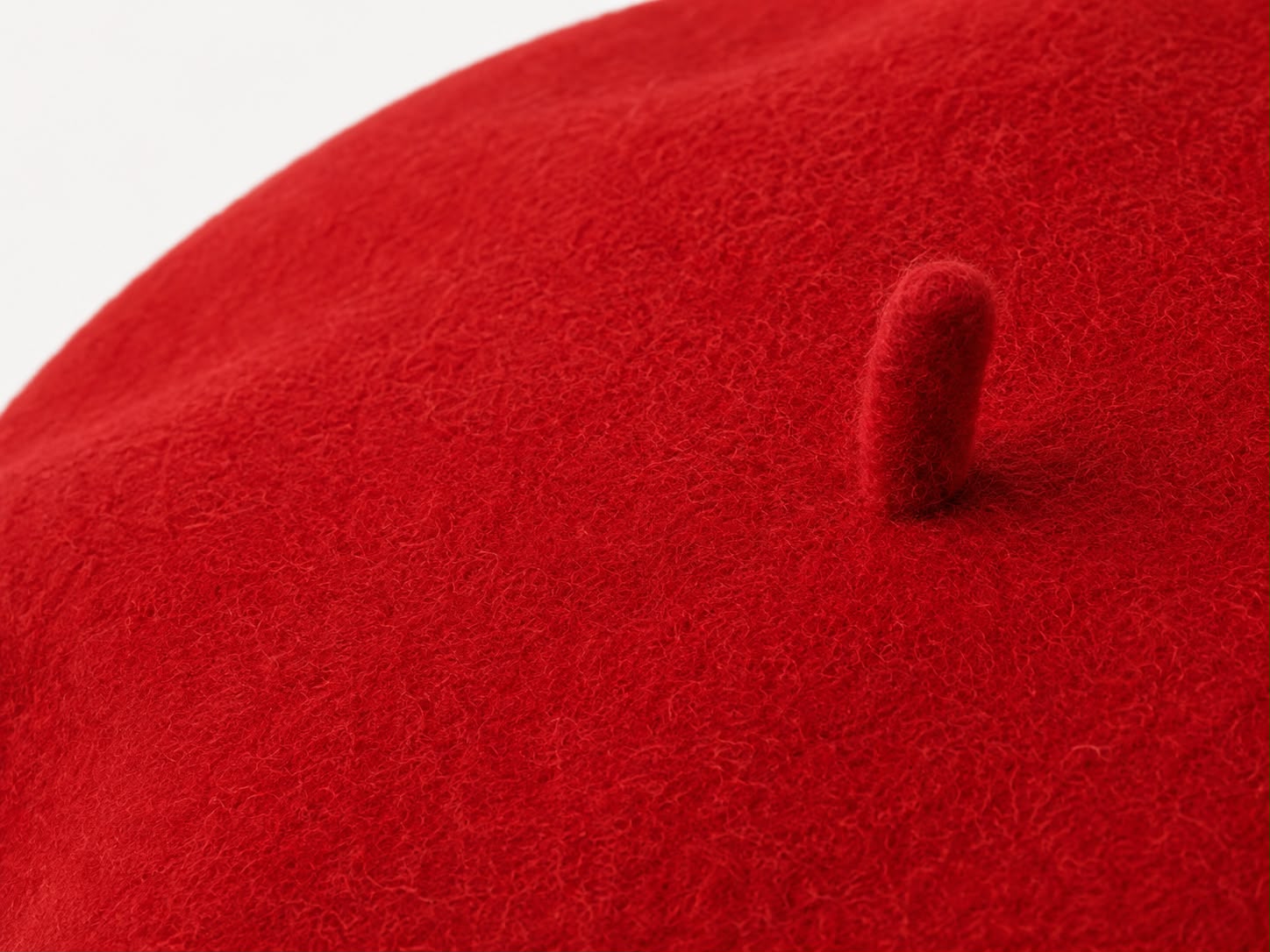 Béret Laine Femme Rouge