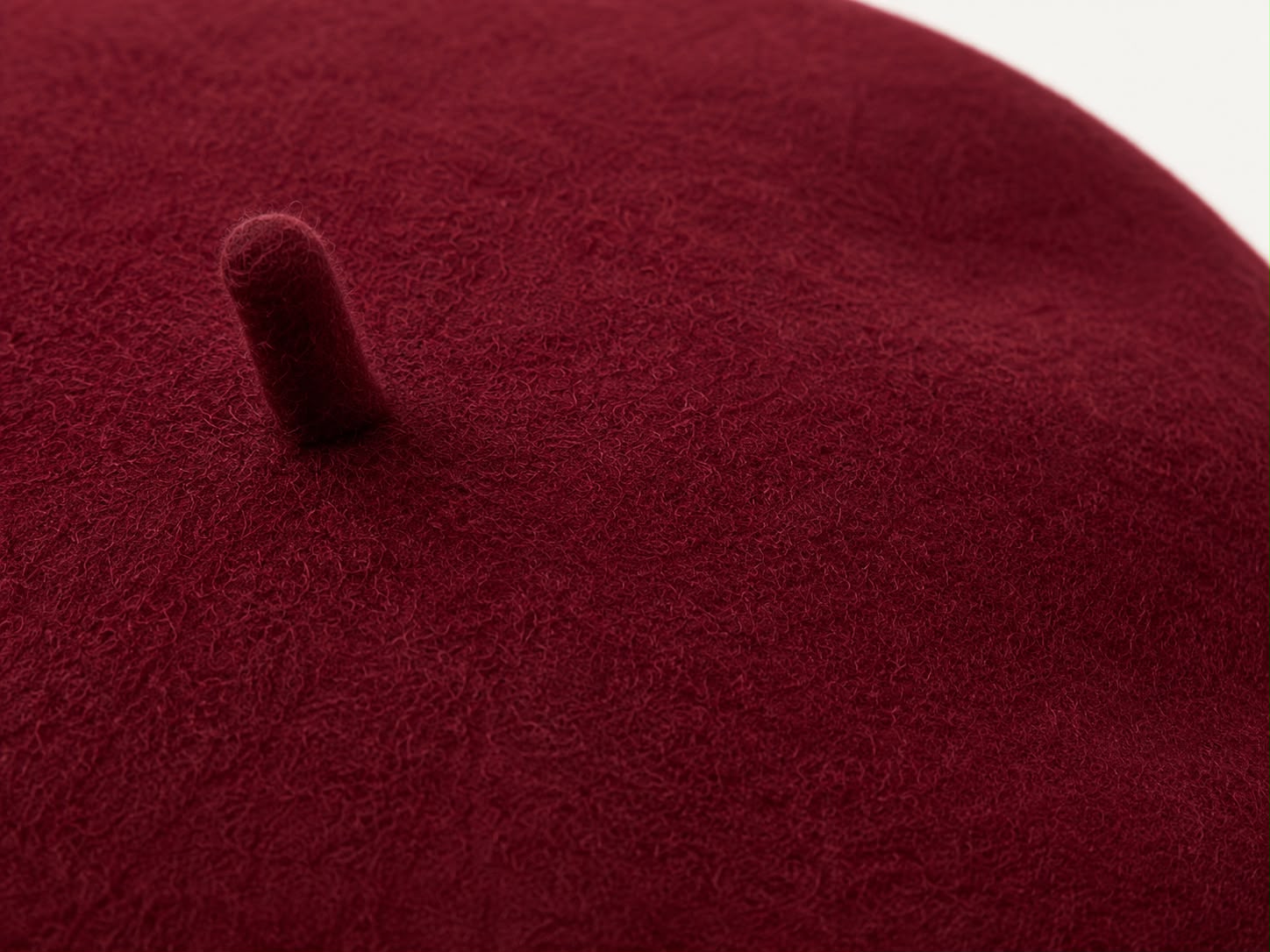 Béret Laine Femme Rouge Violacé