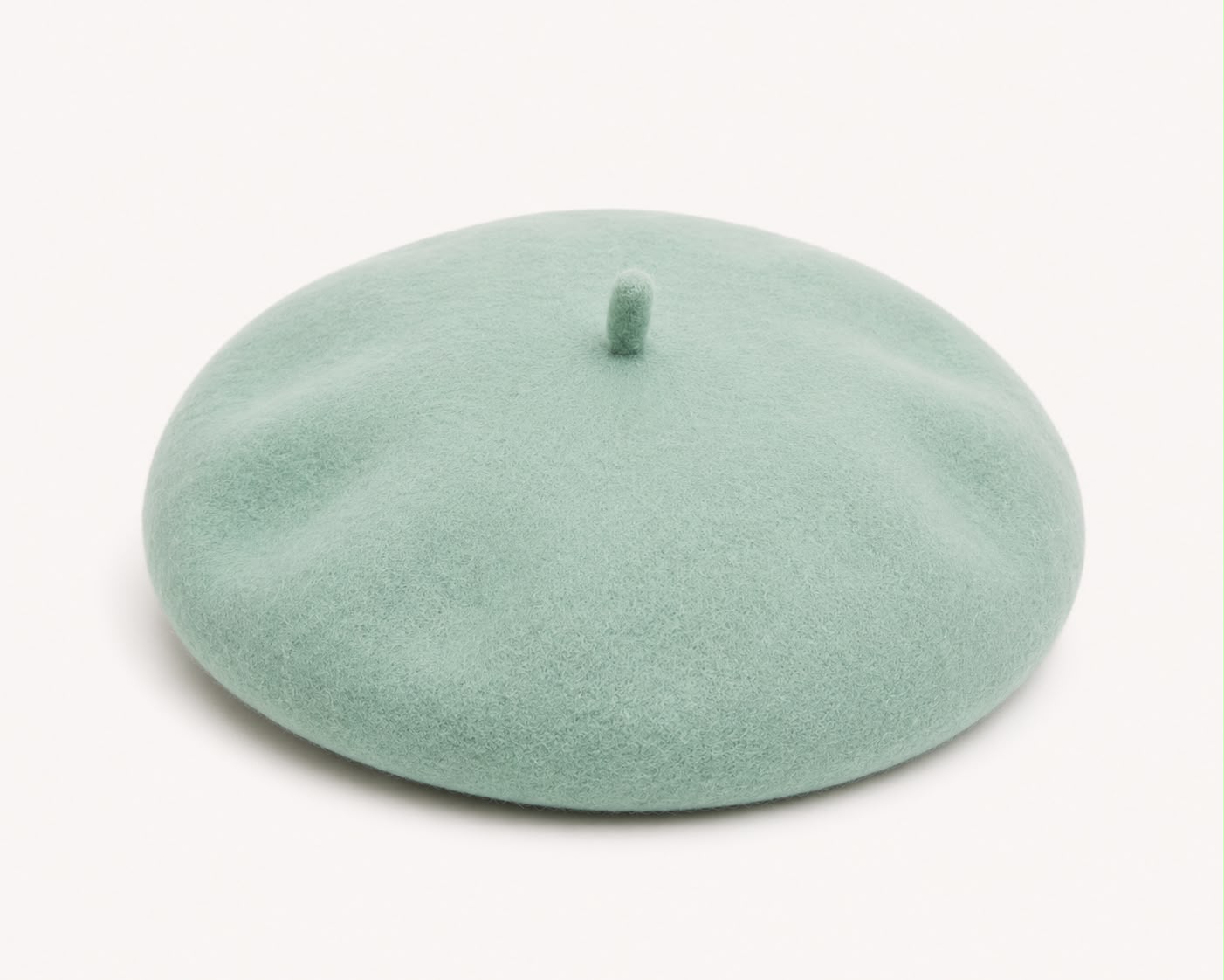 Béret Laine Femme Vert Menthe
