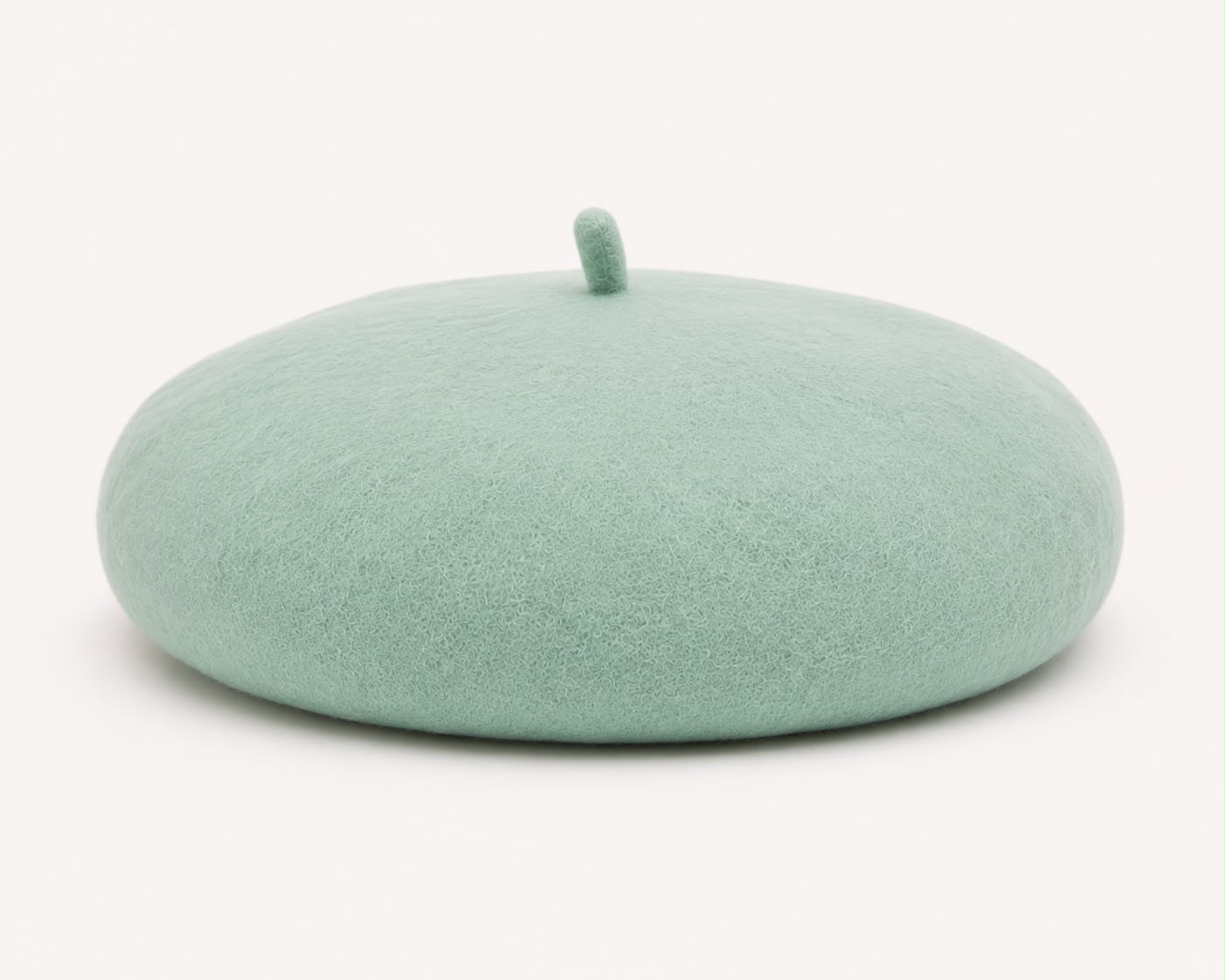 Béret Laine Femme Vert Menthe