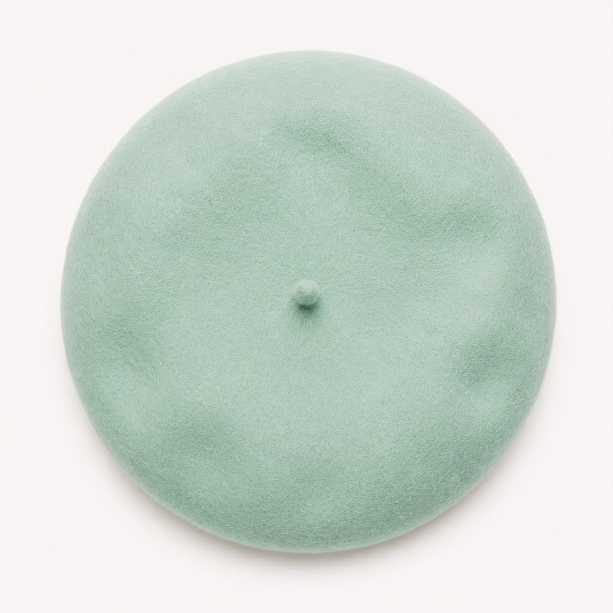 Béret Laine Femme Vert Menthe