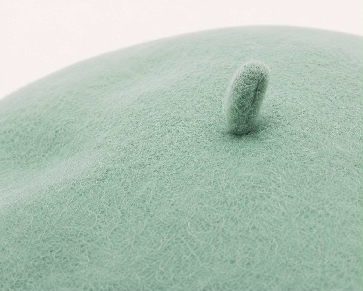 Béret Laine Femme Vert Menthe