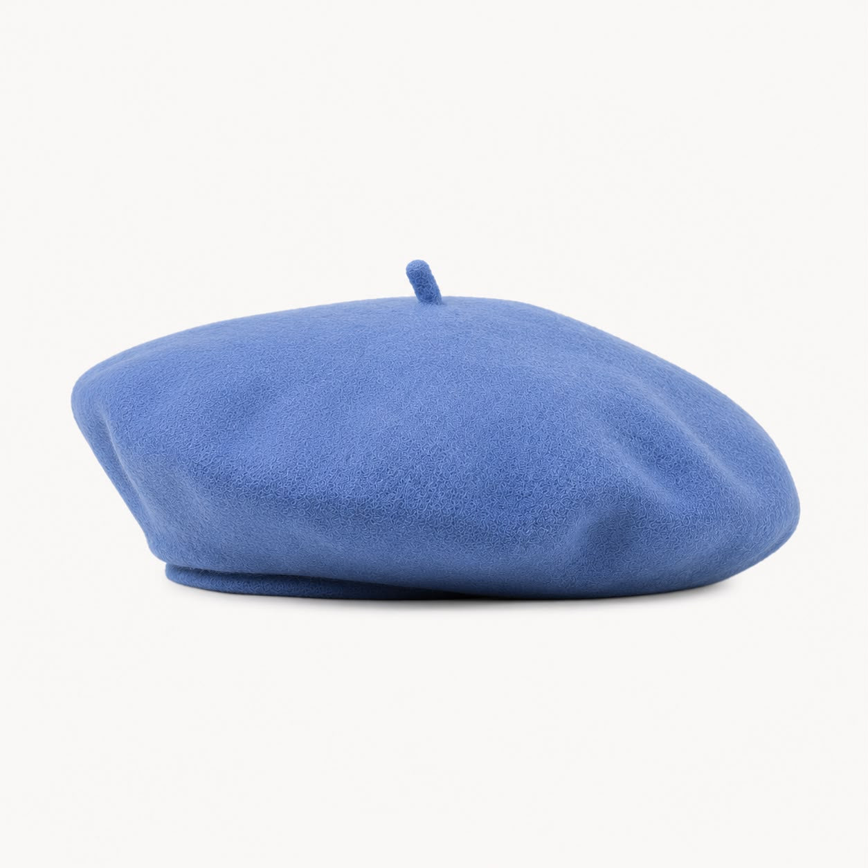 Béret Femme en Laine Bleu Ciel – Chapeau Français Doux Automne Hiver