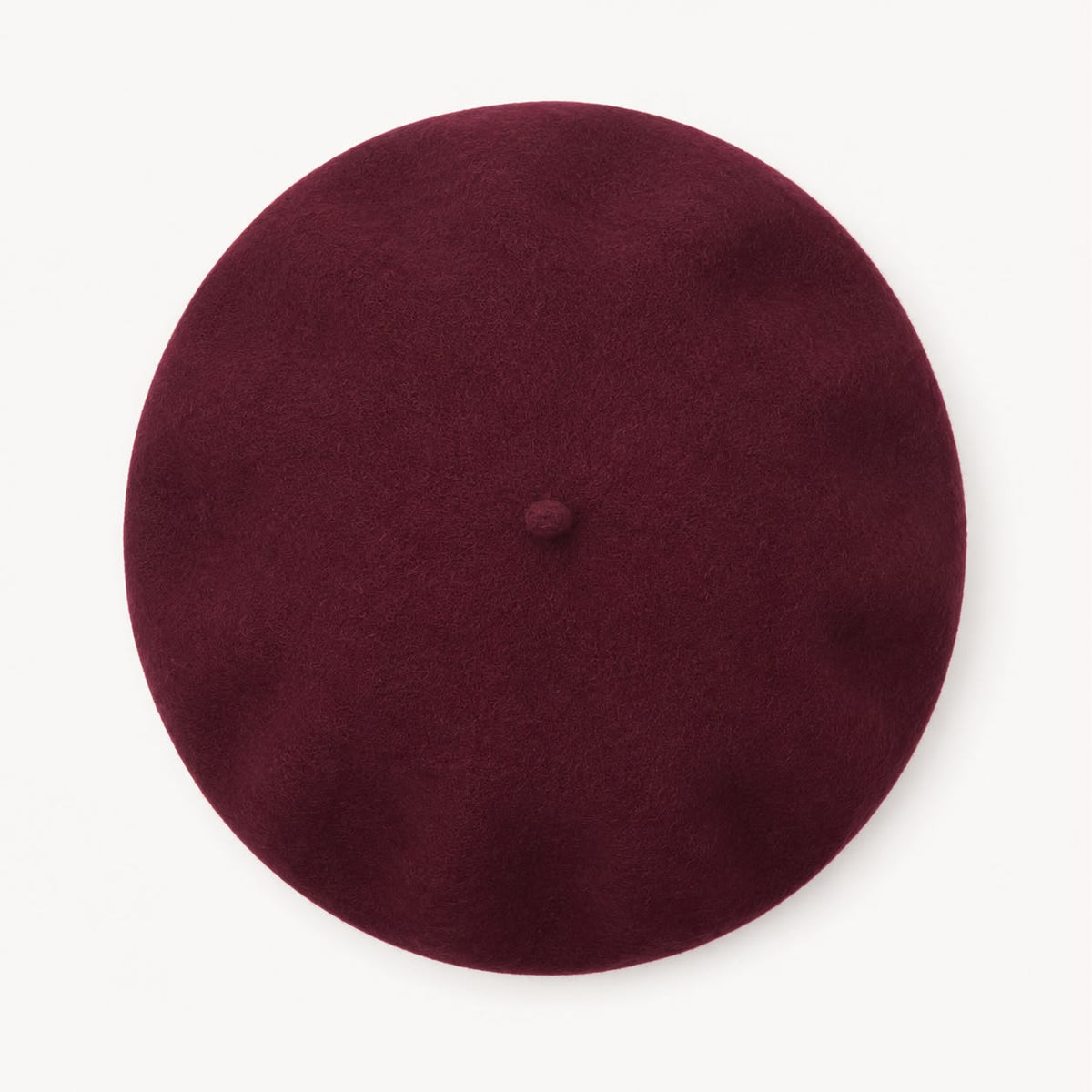 Béret Femme en Laine Bordeaux – Chapeau Français Chic Automne Hiver