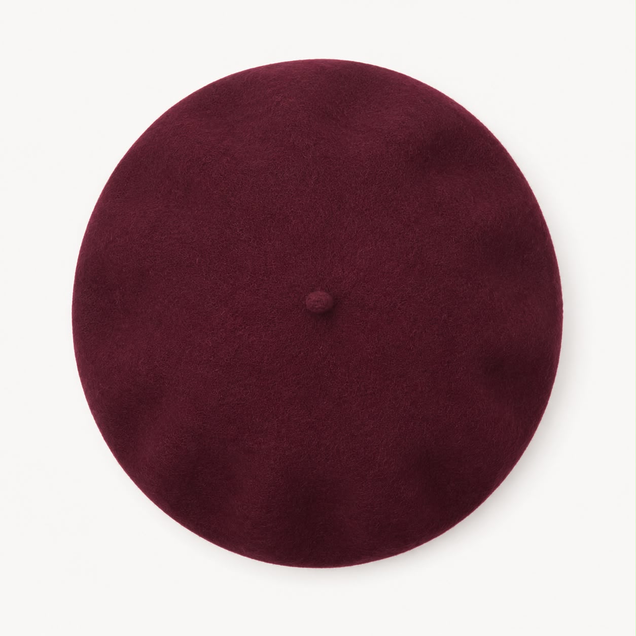 Béret Femme en Laine Bordeaux – Chapeau Français Chic Automne Hiver