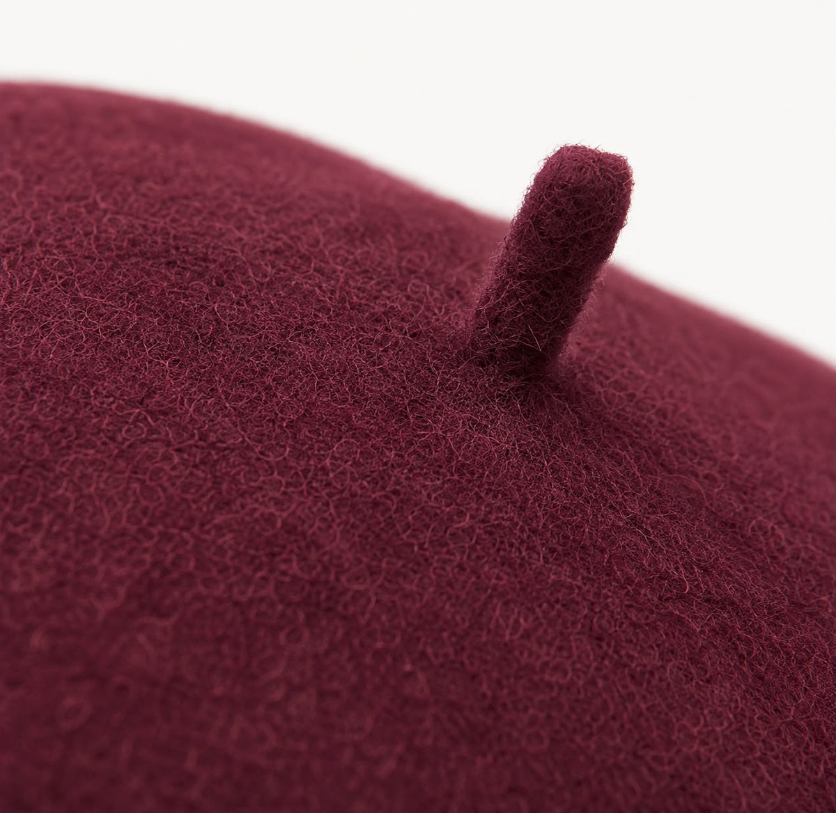 Béret Femme en Laine Bordeaux – Chapeau Français Chic Automne Hiver
