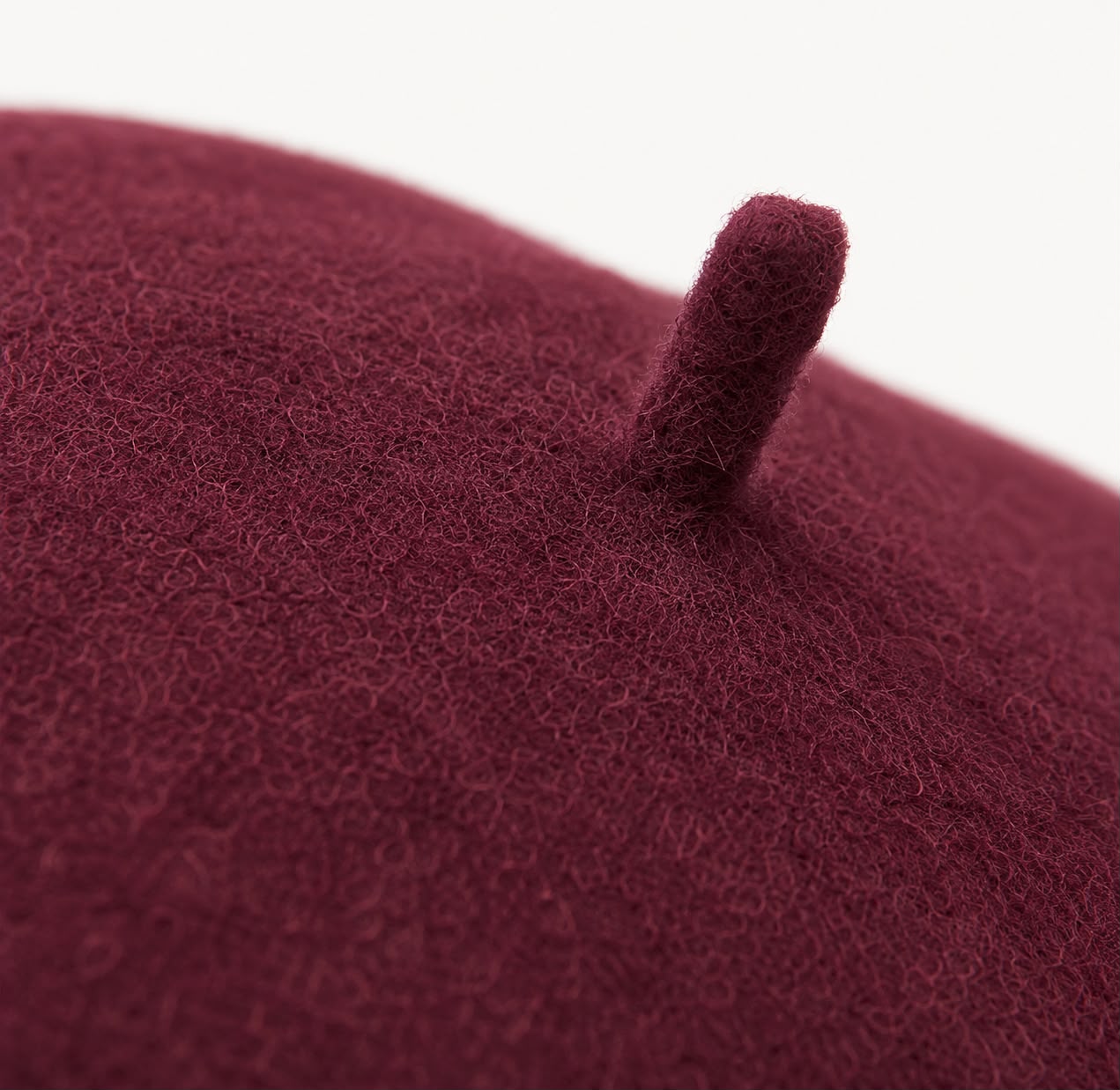 Béret Femme en Laine Bordeaux – Chapeau Français Chic Automne Hiver