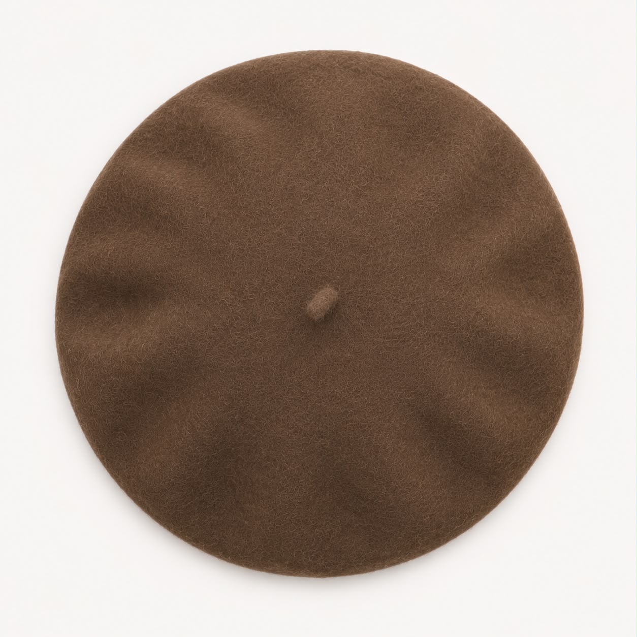 Béret laine hiver femme kaki