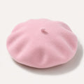 Béret Femme en Laine Rose – Chapeau Français Féminin Automne Hiver