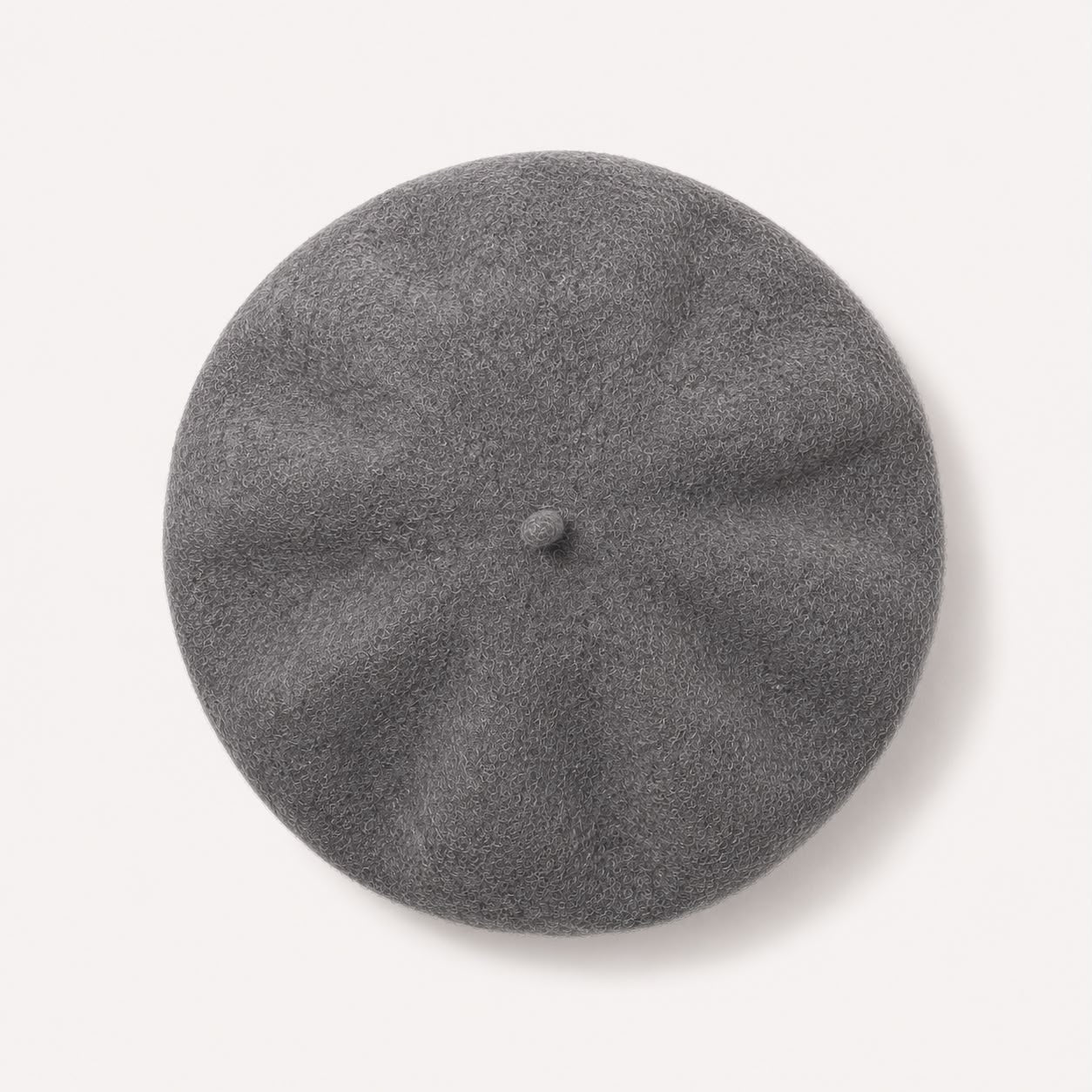 Béret Femme en Laine Gris – Chapeau Français Chaud Automne Hiver