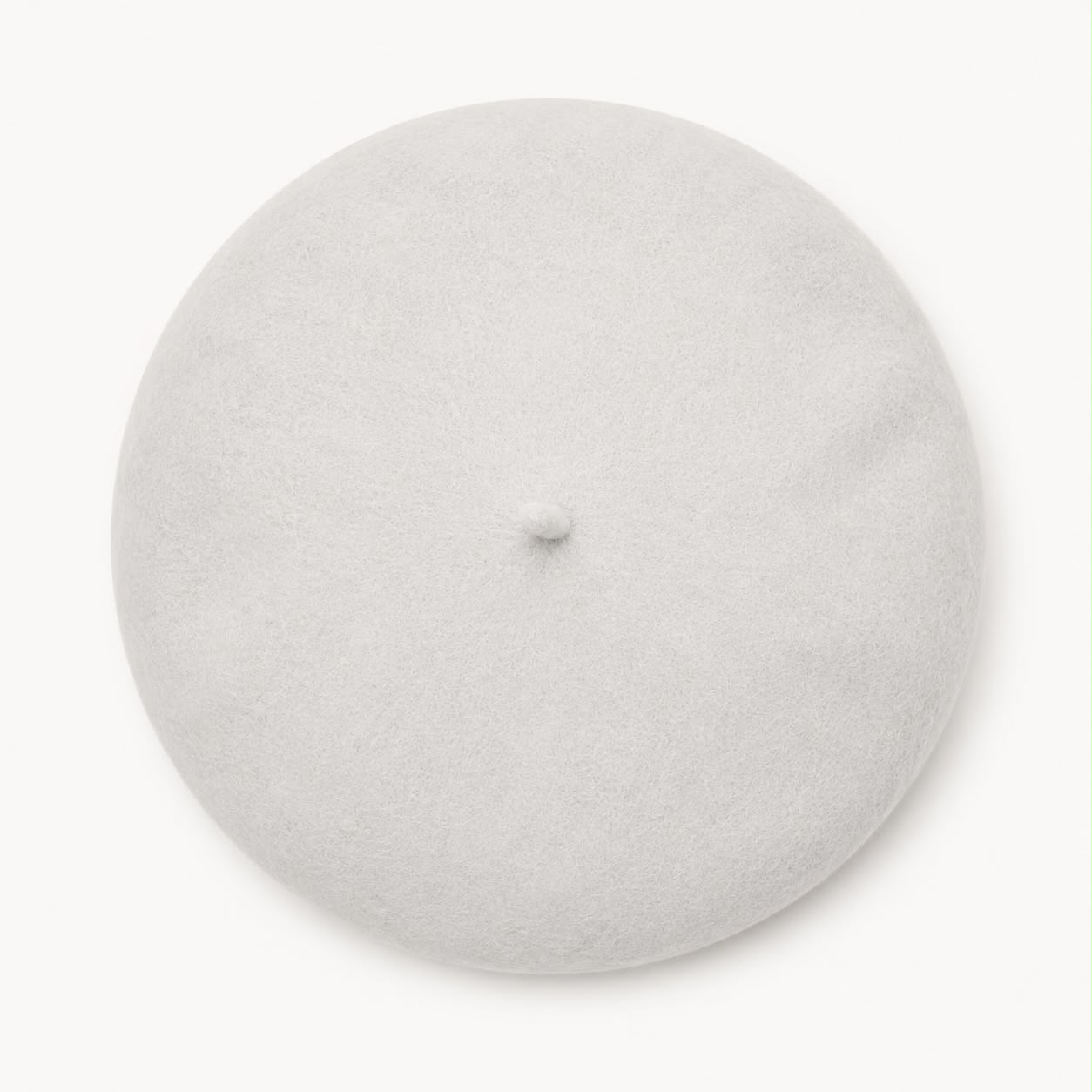 Béret laine hiver femme blanc